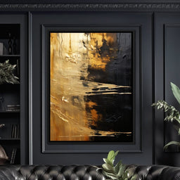 Tranquil Gold Glow - NicheCanvas