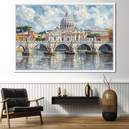 Eternal Reflections of Rome - NicheCanvas