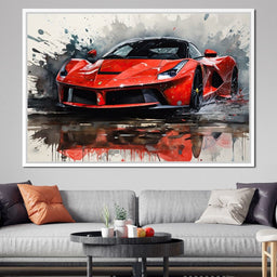 Car Collection 21 - Rider Art - NicheCanvas