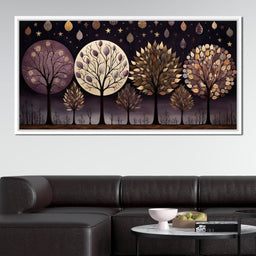 Violet Forest Seasons - NicheCanvas