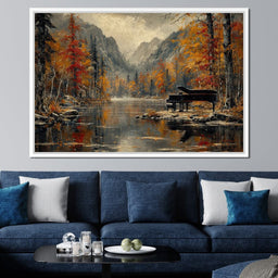 Autumn Serenade Reflections - NicheCanvas