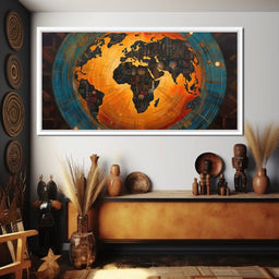 African Globe - Sakeem Gibbs - NicheCanvas