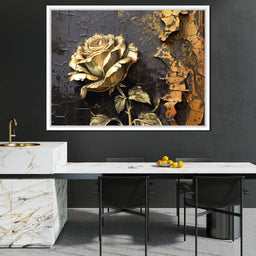 Golden Rose - NicheCanvas