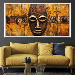 Tribal Mask 11 - Sakeem Gibbs - NicheCanvas