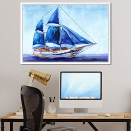 Blue Sails - NicheCanvas