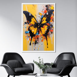Whimsy of Fluttering Colors - NicheCanvas
