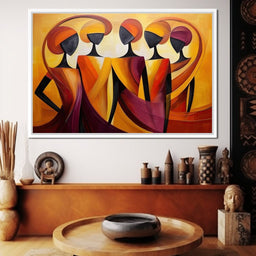 Golden Elegance in Abstract  - NicheCanvas