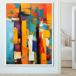 Colorful Modern Art 008 - Johanjjf - NicheCanvas