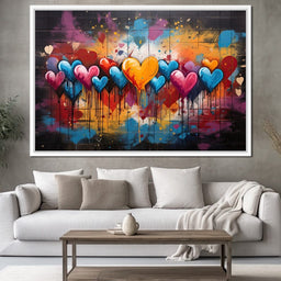 Dripping Spectrum of Love - NicheCanvas