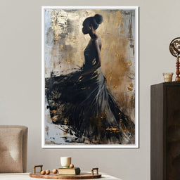 Golden Noir Elegance - NicheCanvas