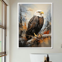 Majestic Eagle Outlook - NicheCanvas