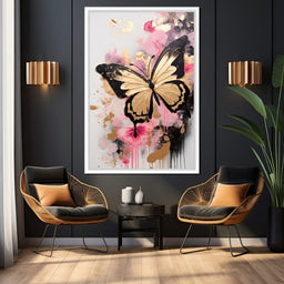 Dreamflight in Pink Hues - NicheCanvas