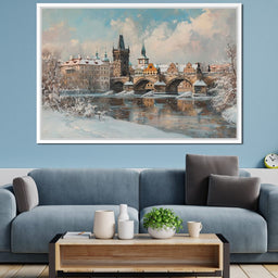 Winters Breath Over Prague - NicheCanvas