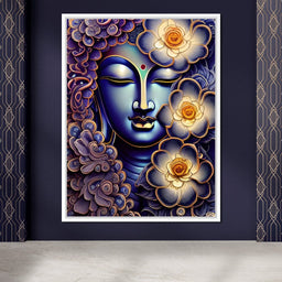 Buddha Face 02 - NicheCanvas