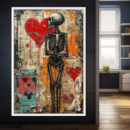 Romantic Skeleton 1 - NicheCanvas