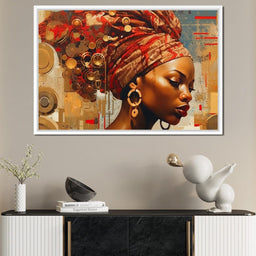 African Portrait Dingane - Sakeem Gibbs - NicheCanvas