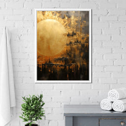 Golden Sun Atmosphere - NicheCanvas