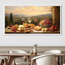 Wine & Cheese Valley - NicheCanvas