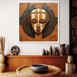 Tribal Mask 12 - Sakeem Gibbs - NicheCanvas