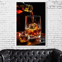 Whiskey's Prismatic Elegance - NicheCanvas