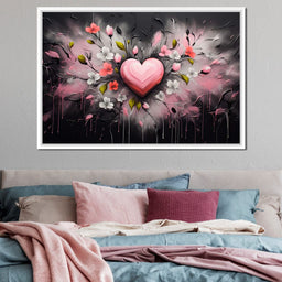 Embracing Petal Heartbeat - NicheCanvas