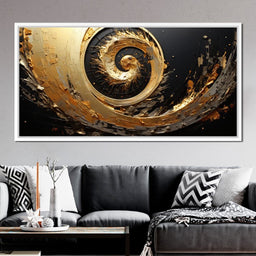 Abyssal Gold Vortex - Tanni Cylon - NicheCanvas