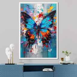 Colorburst Butterflies - NicheCanvas