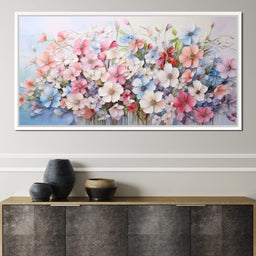 Serene Pastoral Petal Harmony - NicheCanvas