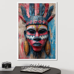 Tribal Echoes in Color - NicheCanvas
