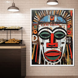 Tribal Mask 17 - Sakeem Gibbs - NicheCanvas