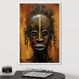 Tribal Mask 16 - Sakeem Gibbs - NicheCanvas