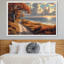 Autumn Seaside Reverie - NicheCanvas