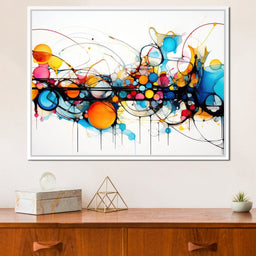 Symmetric Crimson Splendor - NicheCanvas