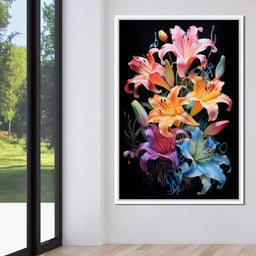 Dazzling Colors in Bloom - NicheCanvas