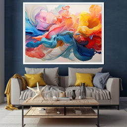 Blossom Swirl in Liquid Rose - NicheCanvas