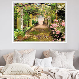 Floral Walkway - NicheCanvas