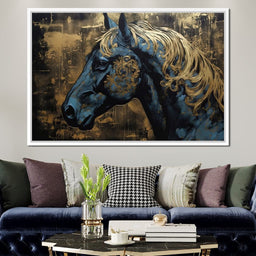 Gilded Royal Horse - NicheCanvas
