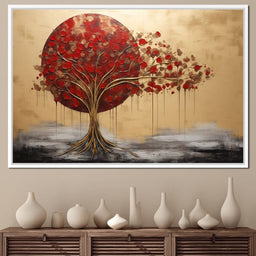 Golden Tree Autumn Symphony - NicheCanvas