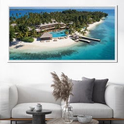 Tropical Serenity Shores - NicheCanvas