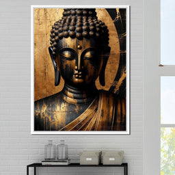 Buddha's Aura of Serenity - NicheCanvas