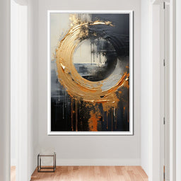 Abyssal Gold Embrace - Tanni Cylon - NicheCanvas