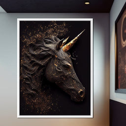 Black Unicorn - Alicia Smith - NicheCanvas