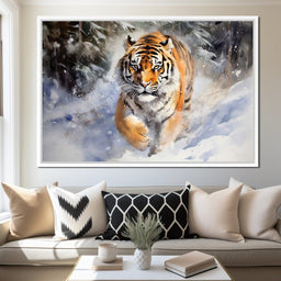 Winter Majesty in Stride - NicheCanvas