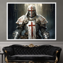 Knight of Sacred Hammer - Raven Blackwood - NicheCanvas