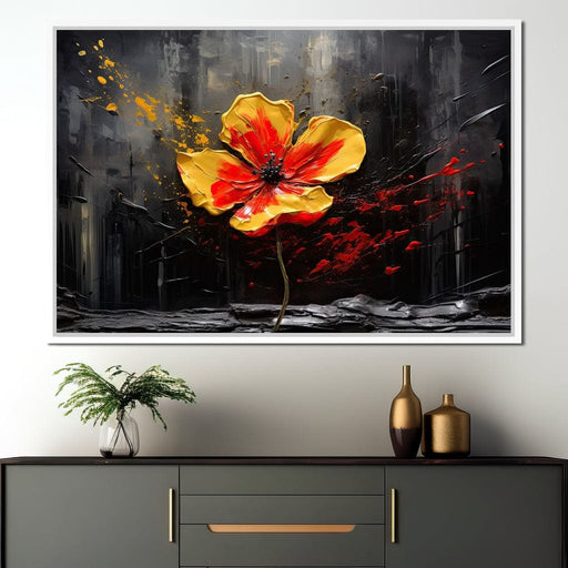 Amber Ignite iFlower Canvas Print