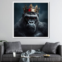 Gorilla Crown - Zenzdesign - NicheCanvas