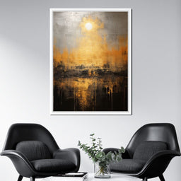 Romantic Gold-Flecked Atmosphere - NicheCanvas