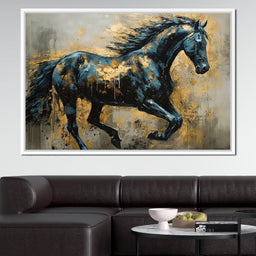Gilded Stallion - NicheCanvas