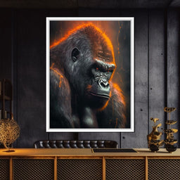 Gorilla Thunder - Zenzdesign - NicheCanvas