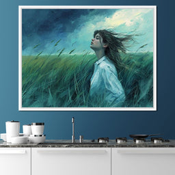 Zephyr's Embrace in Verdure - NicheCanvas